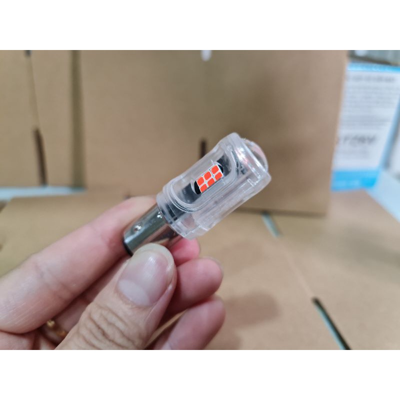 Led hậu siêu sáng 16 Tim cho xe máy xe oto chân 1157