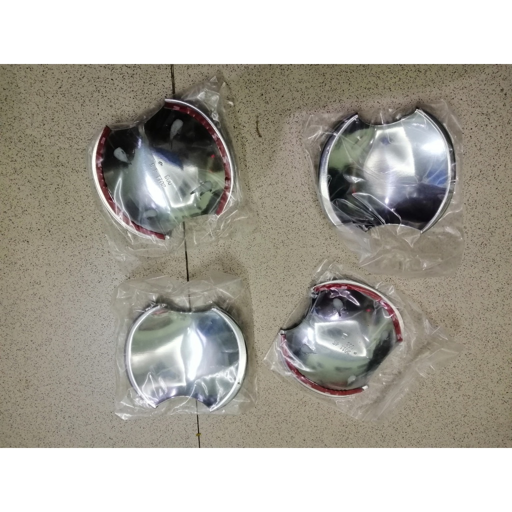 Bộ 4 Ốp hõm cửa Tròn mạ Crom xe Honda Civic form 2006 đến 2012