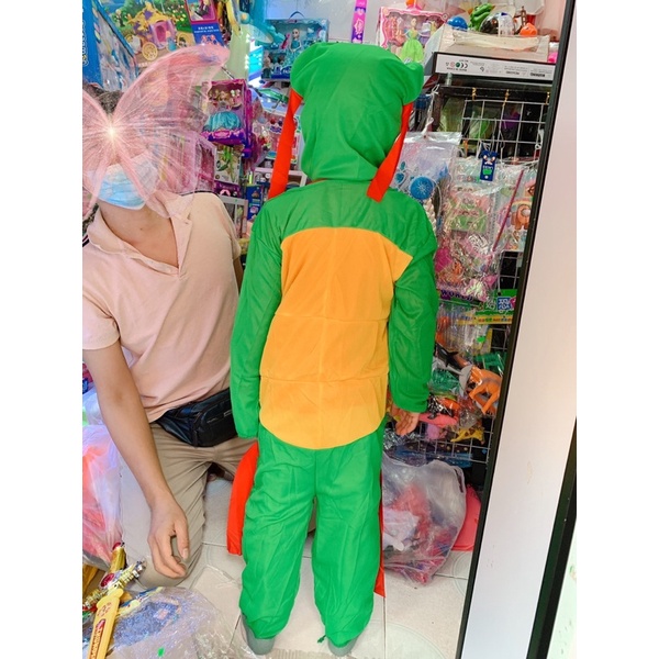 Bộ hoá trang Halloween Ninja rùa ngộ ngĩnh cho bé