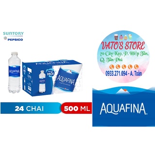 Thùng 24 chai nước tinh khiết AQUAFINA 500ml / Lốc 6 chai nước tinh khiết AQUAFINA 500ml