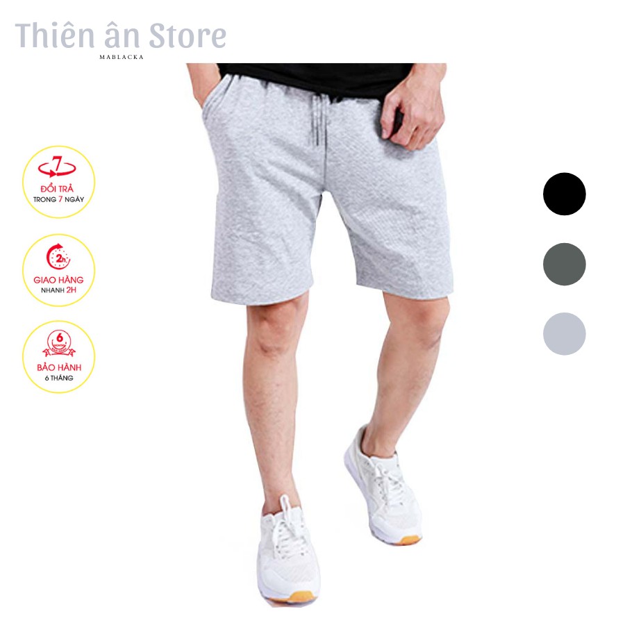 Quần đùi thun,Quần short thun nam Thiên Ân vải thun coton co dãn 4 chiều, thoáng mát co giãn thoải mái QD-101
