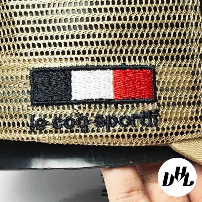 Mũ lưỡi trai VHL Store, nón kết phối lưới mạc đen thêu gà thời trang cực chất