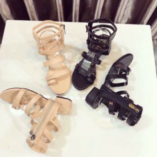 Sandal chiến binh cổ thấp khoá sau_hàng vnxk