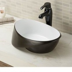 LAVABO ĐẶT BÀN ĐÁ HÌNH THUYỀN ĐEN