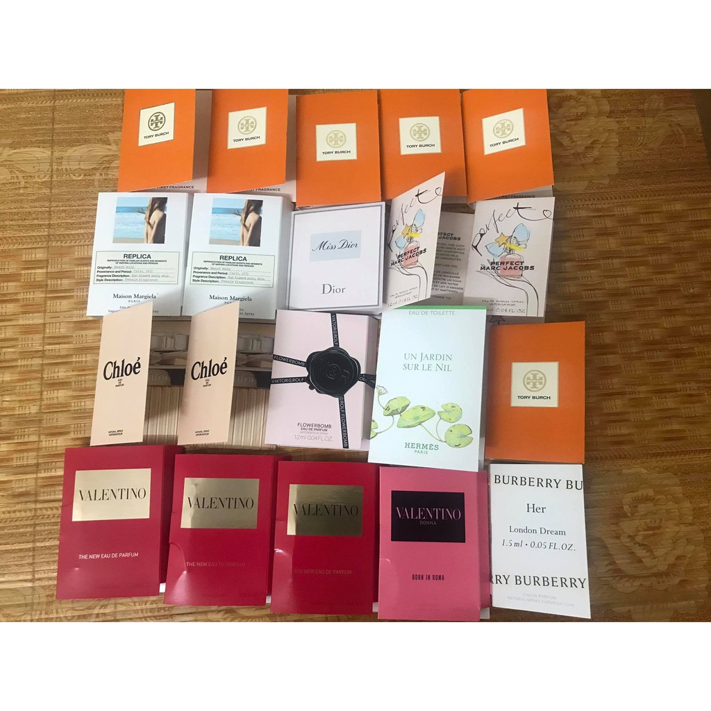 Sample nước hoa minisize các hãng luxury 1.2ml-1.5ml