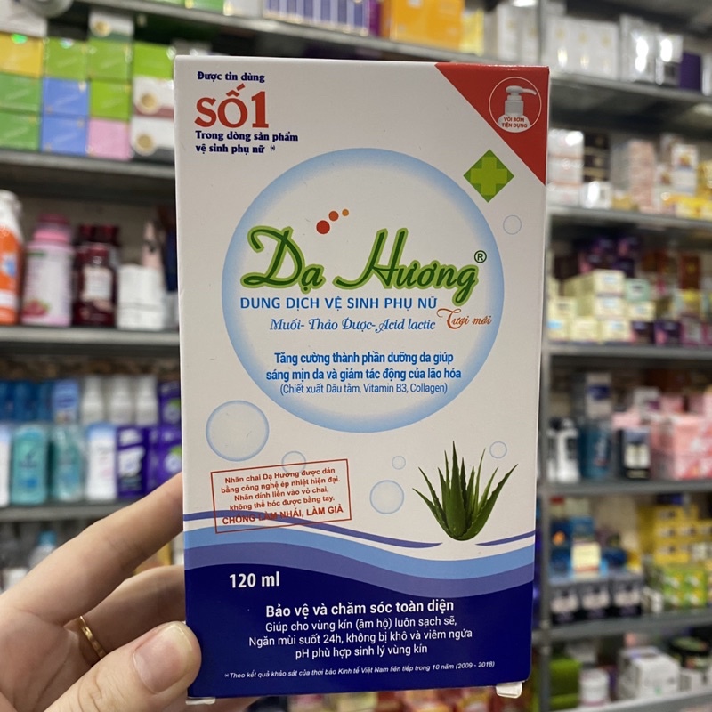 Dạ Hương Dung Dịch Vệ Sinh Phụ Nữ 120ml