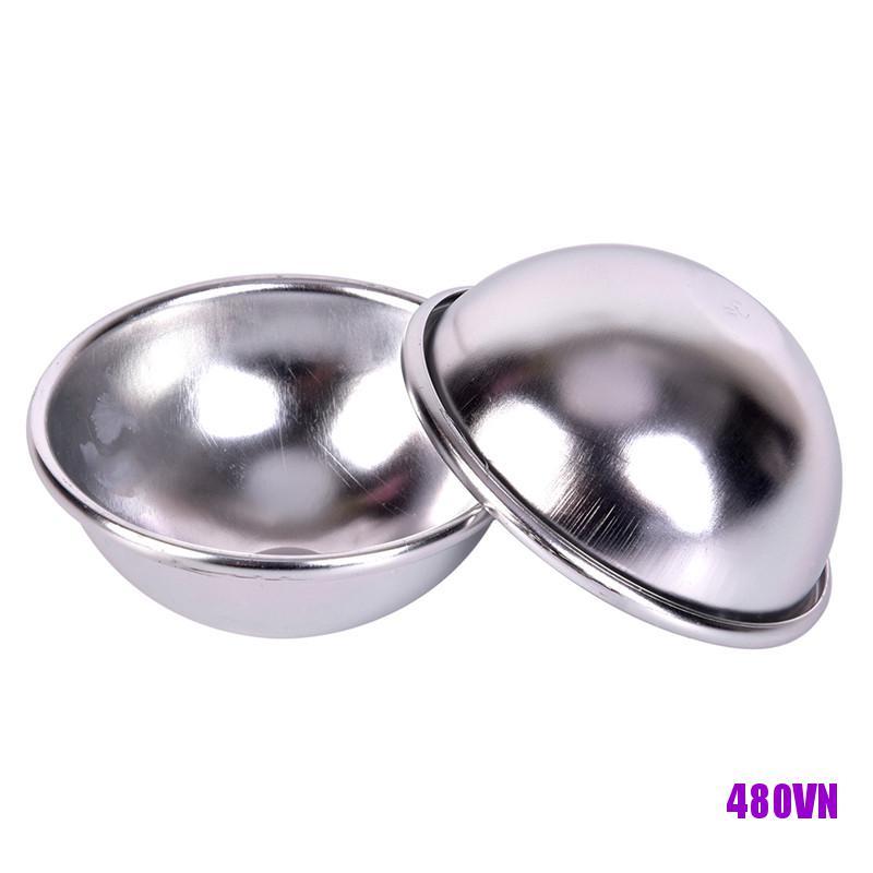 Set 6 / 3 Khuôn Làm Bom Tắm Bằng Hợp Kim Nhôm DIY
