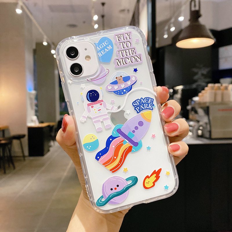 Ốp điện thoại hình tên lửa cho Samsung Galaxy A21s A51 A71 A11 Note 10 S10 Lite A20s A50 A50s A30s A30 A20 A31 M11 | BigBuy360 - bigbuy360.vn