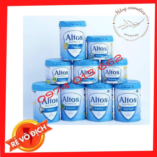 SỮA ALTOS LON 400G-900G