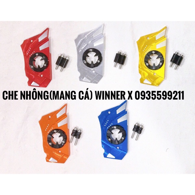 Che mang cá  WINNER X nhôm cnc nguyên khối