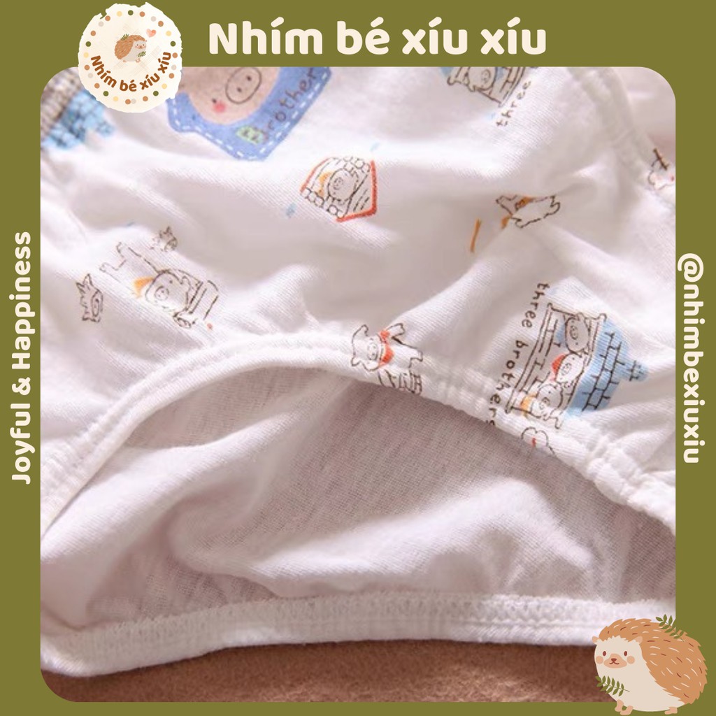 Quần sịp/Quần chip bé trai cotton organic hãng melimelo (12-25 kg) nhimbexiuxiu