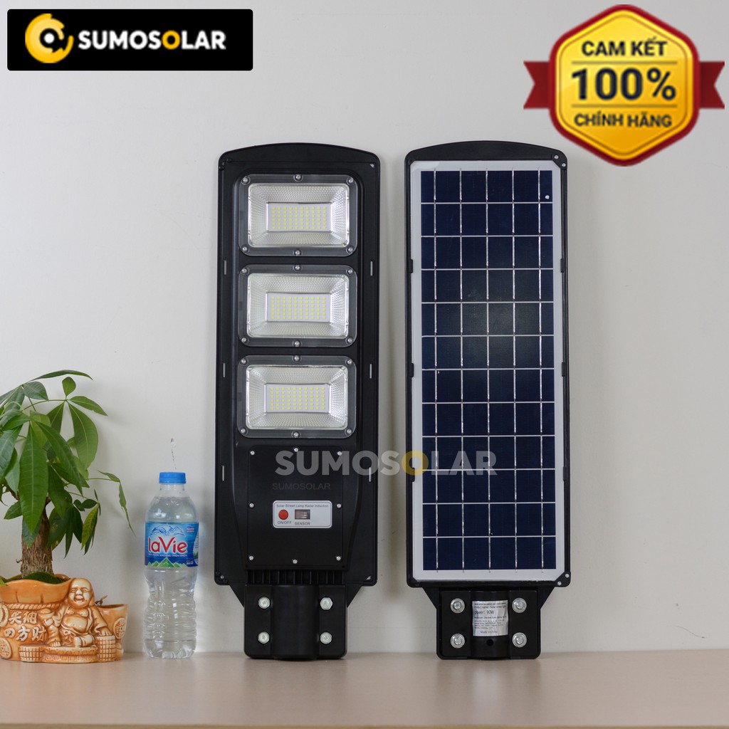 Đèn năng lượng mặt trời 90W ngoài trời Sumosolar - NT08, tự động phát sáng, không tốn tiền điện, lắp đặt dễ dàng