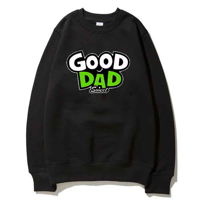 Áo gia Đình, GIÁ SỈ , nỉ lót bông siêu đẹp , y hình , good dad, good mom , good  girl, good boy, MÀU ĐEN