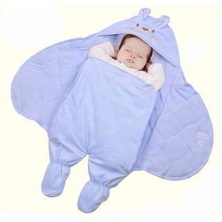 Chăn ủ 2 lớp hình mèo cho trẻ sơ sinh