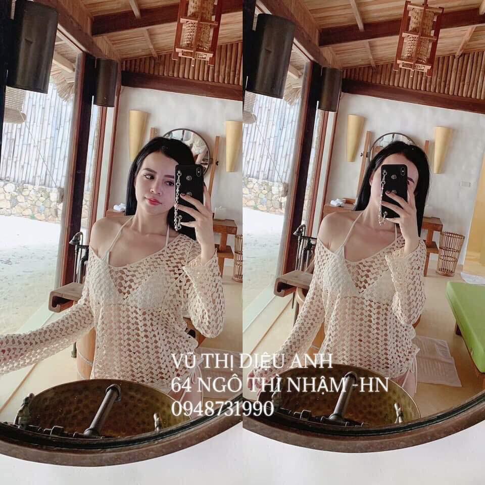 Áo lỗ đi biển siêu hot(kèm ảnh thật video)