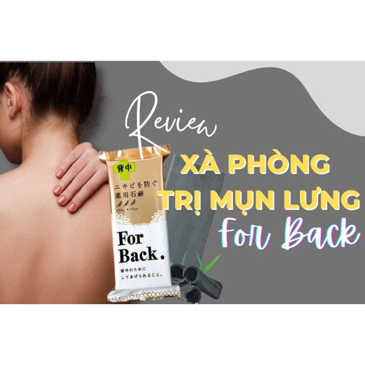 Xà phòng tắm ngừa mụn lưng Pelican For Back Soap Bar 135g