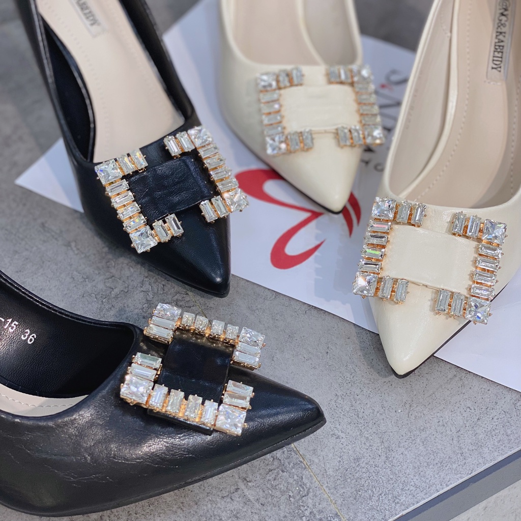 Min's Shoes - Giày Đá Gót Nhọn Da Mềm Cao Cấp NC70