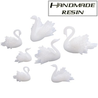 Mô hình thiên nga trang trí Resin