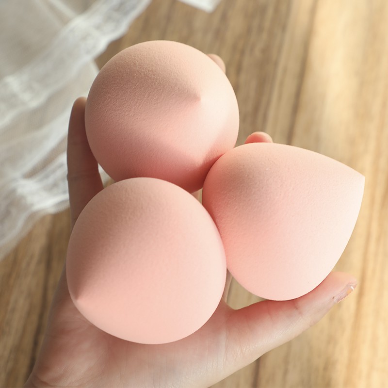 ♥❤❥! Fanxiaoxian fart peach cosmetic egg wet and dry dual-use soaking water becomes bigger peach beauty blender sponge e