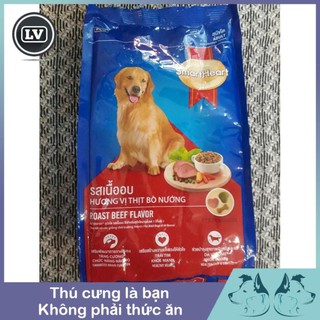 Hạt Khô Cho Chó Lớn - Thức ăn cho chó lớn Smartheart Vị Thịt Bò Nướng 400g Phụ kiện Long Vũ