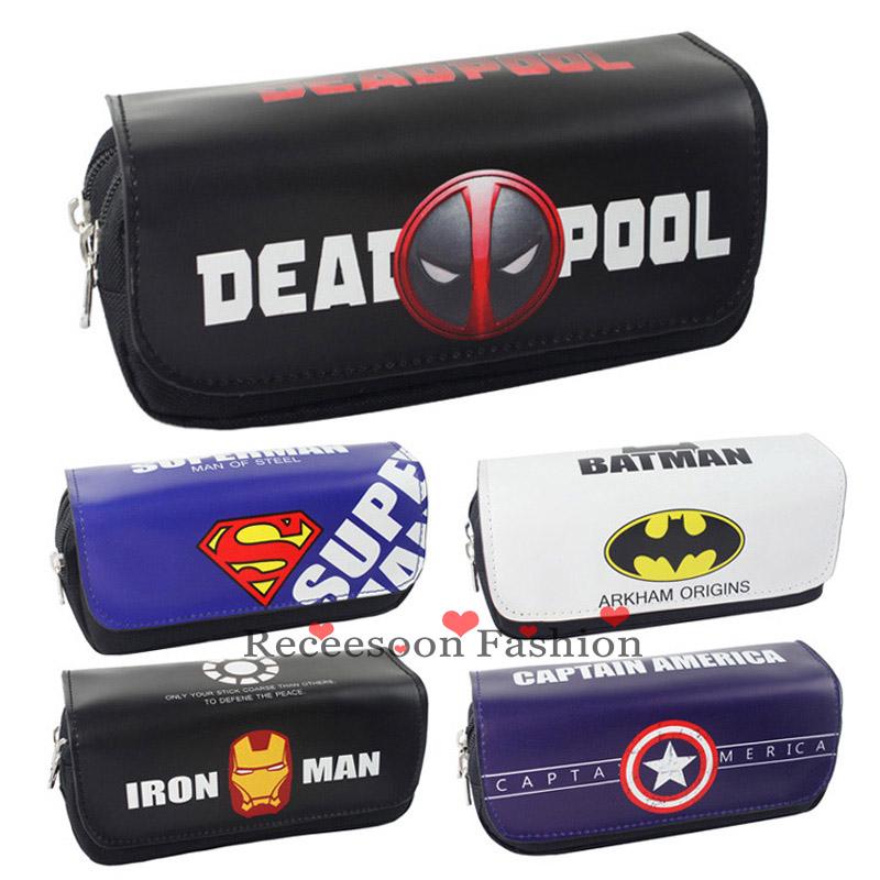 Túi đựng bút / đồ trang điểm hình siêu anh hùng Avengers