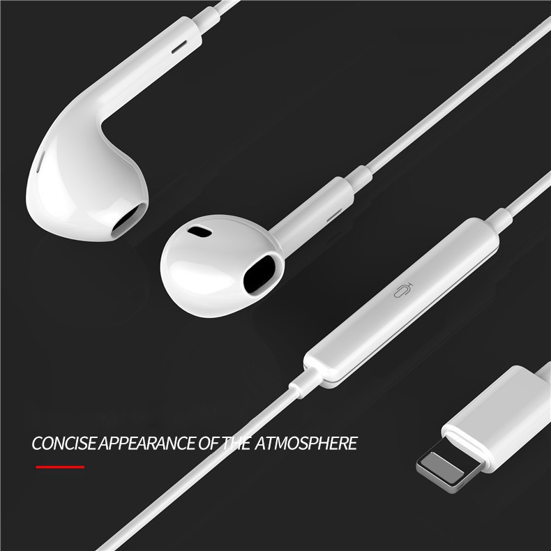 Tai Nghe Thể Thao Nhét Tai Có Dây 3.5mm / Type-C / Lightning Cho Iphone Android