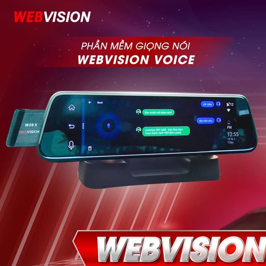 Camera Hành Trình Webvision M39X - Bản Quyền Vietmap S1 - Bản Quyền Navitel - Wifi 4G - Giám Sát Từ Xa - ADAS