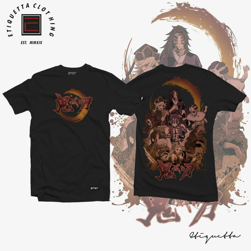 Áo Thun Tay Ngắn In Họa Tiết Hoạt Hình Demon Slayer Phong Cách Harajuku Thời Trang Cho Nam Và Nữ