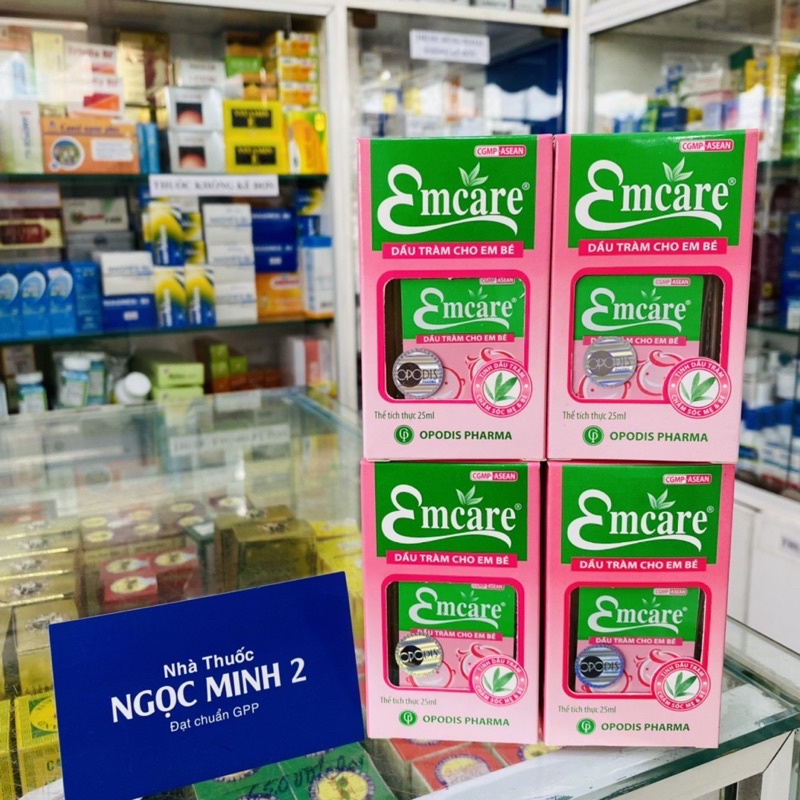 ✅ [Chính Hãng] Dầu Khuynh Diệp (chai 25ml) Cho Bé EMCARE dầu tràm cho bé 25ml Dầu khuynh diệp cho bé