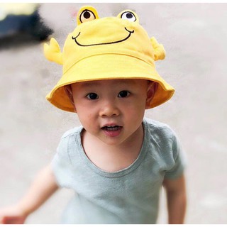 Nón mũ tai bèo hình cua (bản nhỏ 0-24 tháng tuổi)