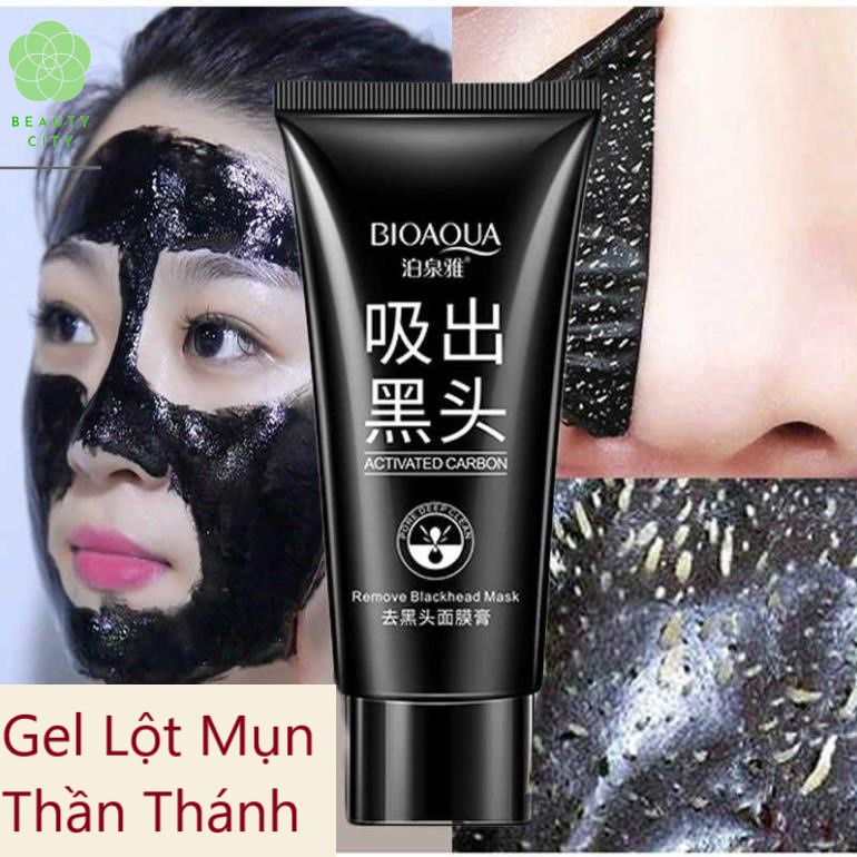 Gel Lột Mụn Đầu Đen BIOAQUA 60g Than Tre Mặt Nạ Lột Mụn Cám Hiệu Quả An Toàn Tại Nhà - BeautyCity