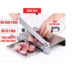 Dao chặt thịt gà, thái đa năng cắt thịt đông lạnh, kd0270, thép 40cr14, bh5 năm, đổi lỗi 3 năm - tặng tay mài dao