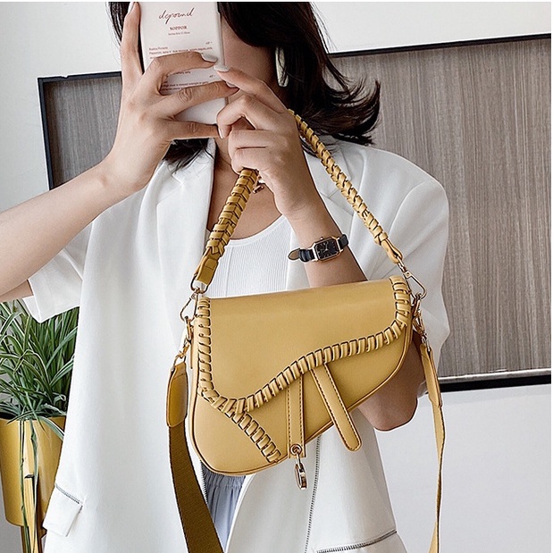 Túi xách nữ đẹp thời trang HALA  túi tự đan handmade phong cách đeo vai unisex trẻ trung