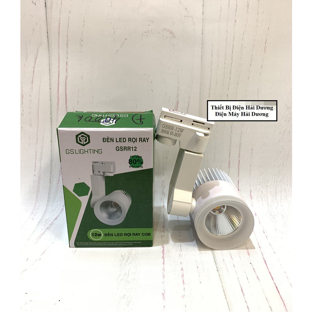 Bộ 3 Đèn led rọi ray GS Lighting - tiết kiệm 80% điện năng (Đen/Trắng) - BH Đổi mới 1 năm