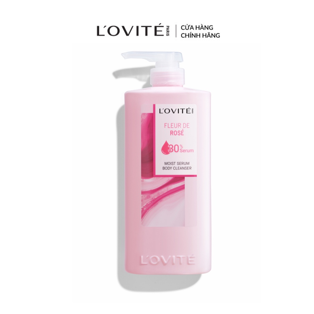 Sữa Tắm Dưỡng Ẩm Chứa Serum Dưỡng Da Mặt Lovite Serum Body Cleanser 700ml