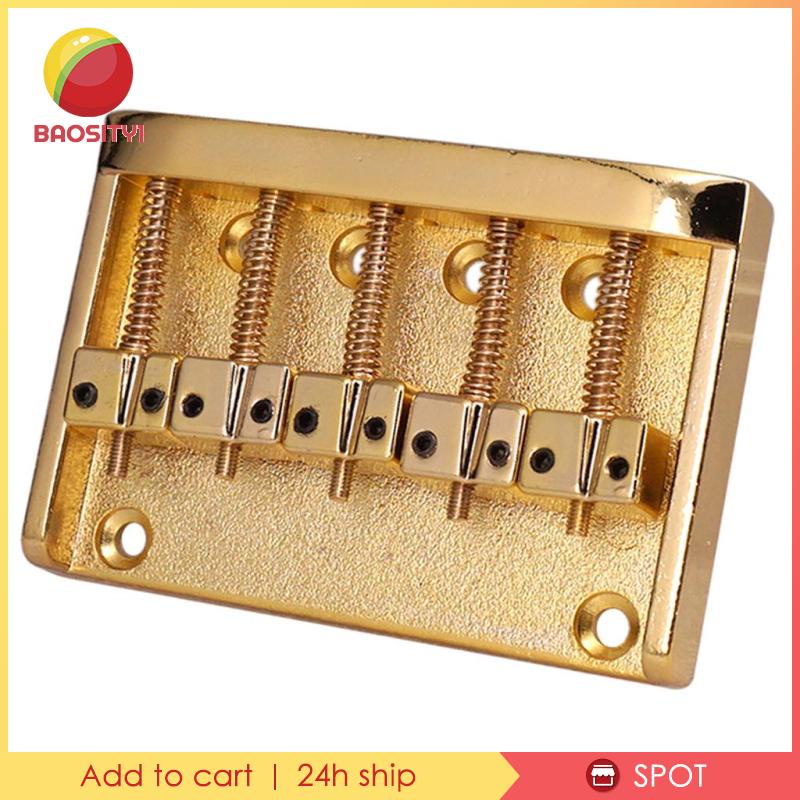 Set 1 Dây Đàn Guitar Bass 5 Dây Màu Vàng Thay Thế Tiện Dụng