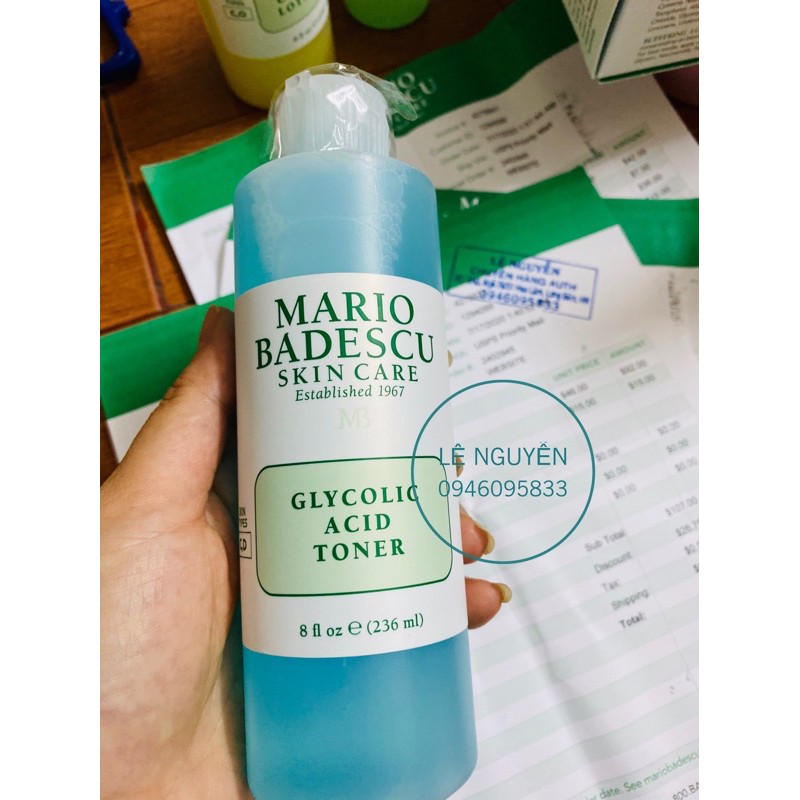 (bill mỹ mario badescu ) GLYCOLIC ACID TONER : Chống lão hóa và làm sáng da