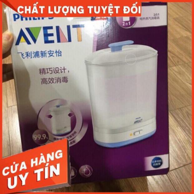 [XẢ] Máy tiệt trùng bình sữa Philips avent 2 trong 1.