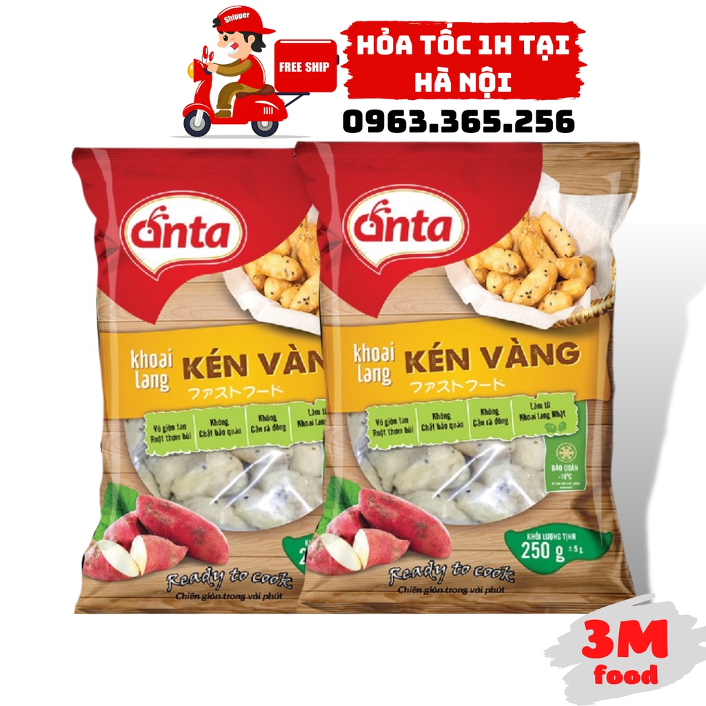 Khoai lang kén Anta, Khoai lang Kén vàng loại ngon nhất gói 250gr  3M FOOD AV