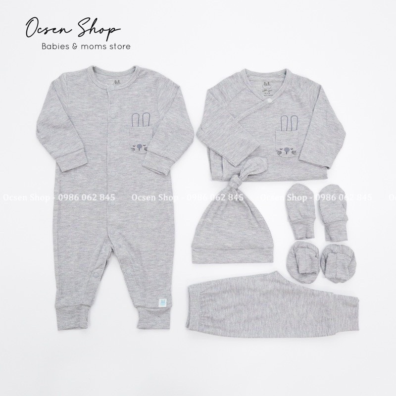 LIL Body vải tăm LIL Little love Bộ liền thân sơ sinh [Chính hãng Little Love Việt Nam]
