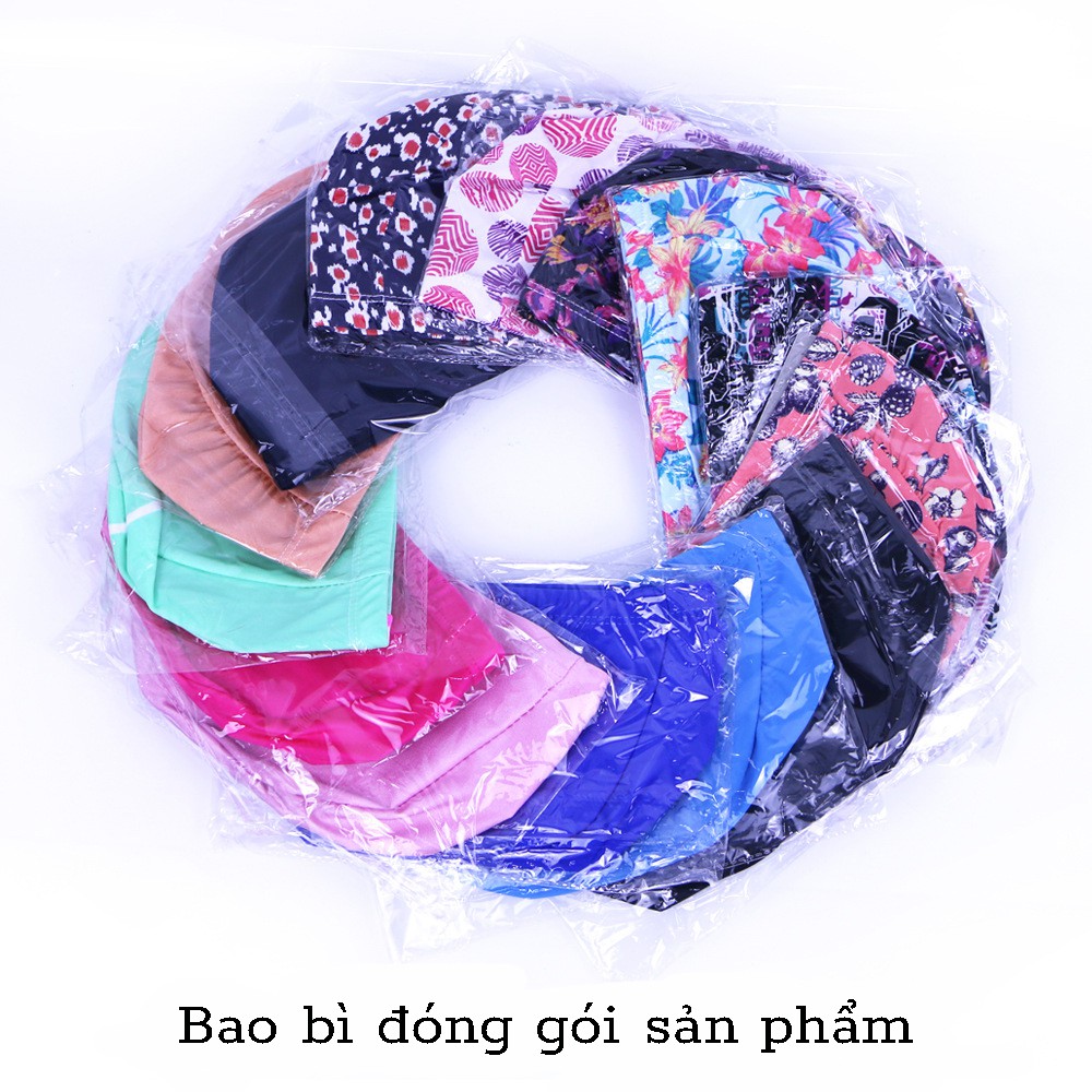 Mũ bơi PU mềm mại co dãn tốt nhanh khô dành cho đi bơi đi biển - Mã B01