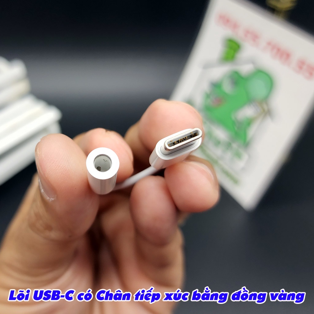 Jack chuyển cổng usb Type-C ra Tai Nghe 3.5mm cho i.P@d Pro-Air 4/5-Mini 6