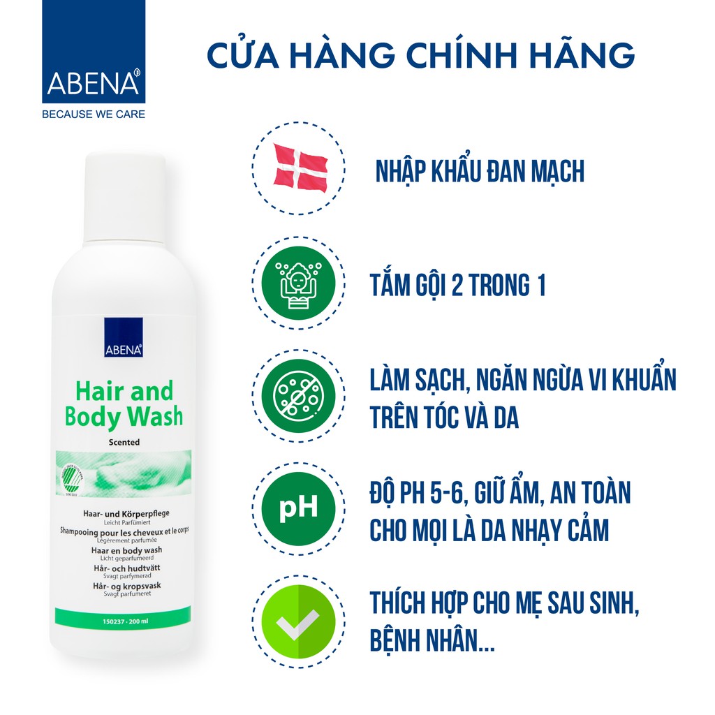 Quà tặng đi sinh Abena cho mẹ nhập khẩu Đan Mạch