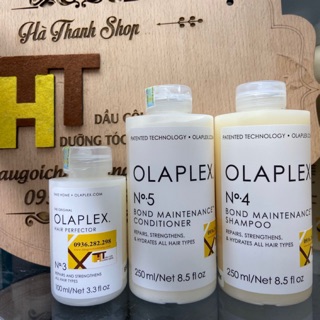 gội xả olaplex số 4 và 5 và hấp số 3 lô sx 2021