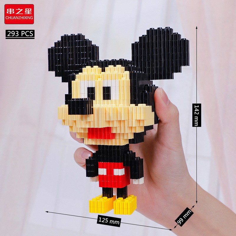 Lego Chuột Mickey Lắp Ráp Trí Tuệ Thông Minh 3D Sáng Tạo An Kids Đầy Ngộ Nghĩnh Đáng Yêu