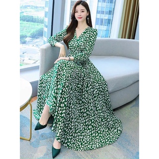Đầm voan nữ dáng dài mềm mại thanh lịch NP3430