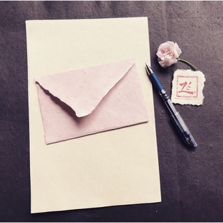[Zó Project] Set 10 tờ Giấy Dó Handmade viết thư (19x29cm) kèm phong bì