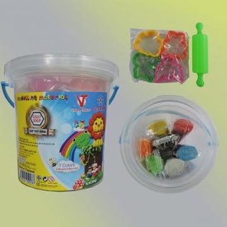 Đất nặn 7 màu xô nhựa 300g hiệu Gstar