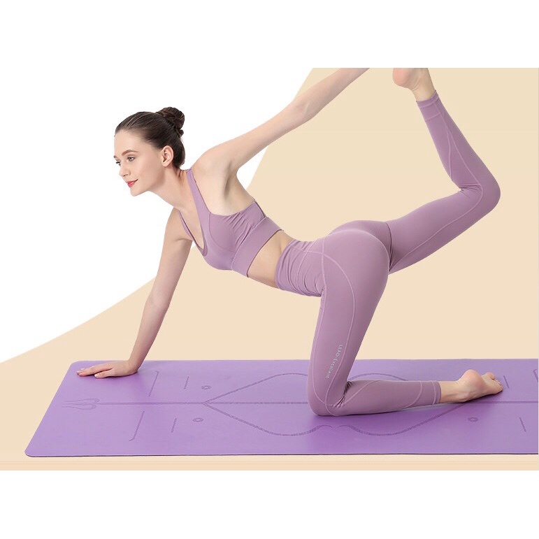 Thảm Tập Yoga Pido định tuyến PU Cao Cấp Chính Hãng