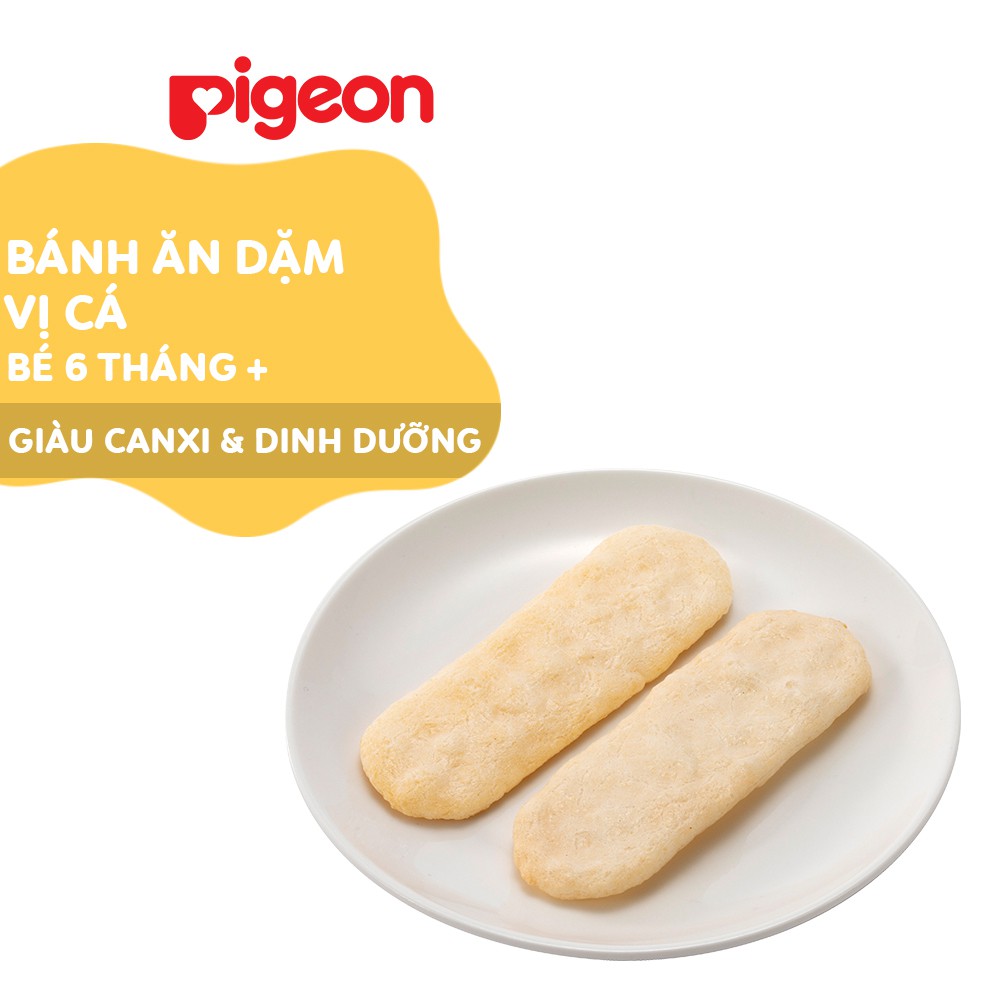 Bánh ăn dặm cho bé vị cá Pigeon 24g (6 túi/hộp) (HSD: 10/2023)